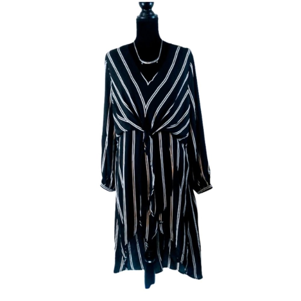 #C54 Women’s Summer Dress Blouse With Tie Belt - Picture 5 of 7